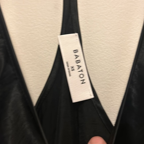 Mid calf length silk black dress - Picture 2 of 3